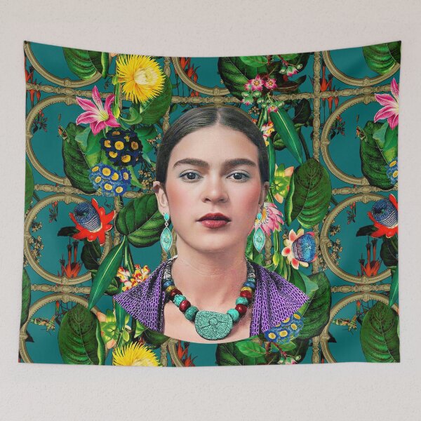 Item preview, Frida Kahlo Victorian Flowers Gate designed and sold by FridaArtGallery.