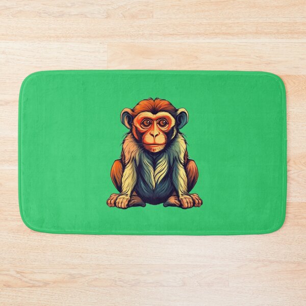 Item preview, Colorful Macaque Monkey designed and sold by Billy Wong.