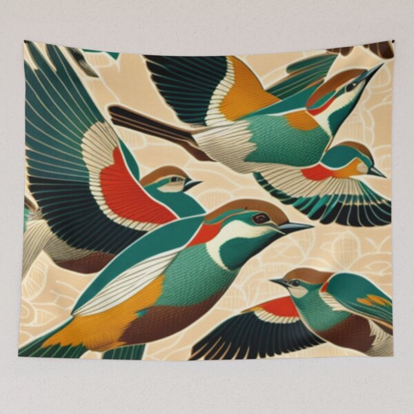 Item preview, Birds in flight designed and sold by aginlow.