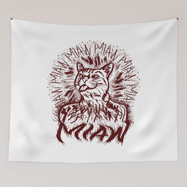 Item preview, Cat Miaw Calligraffiti  designed and sold by spekolart.