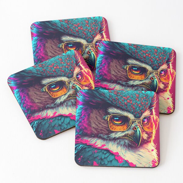 Item preview, colorful owl designed and sold by ururuty.