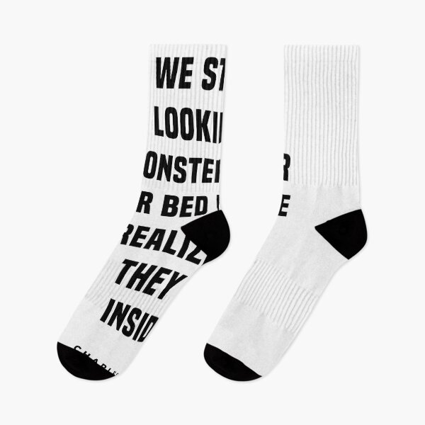 Item preview, Charles Darwin Quote - Inspirational Quote - Monsters Inside Us designed and sold by Studio Grafiikka.