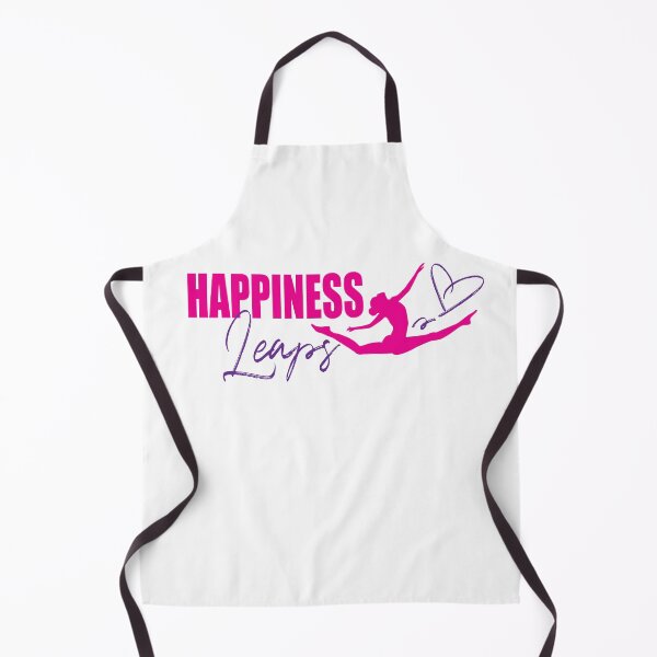 Item preview, Happiness leaps gymnastic dance pink purple graphic designed and sold by Sarah Trett.
