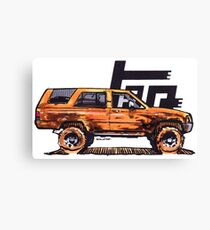 1st Gen 4Runner TRD - Orange Canvas Print