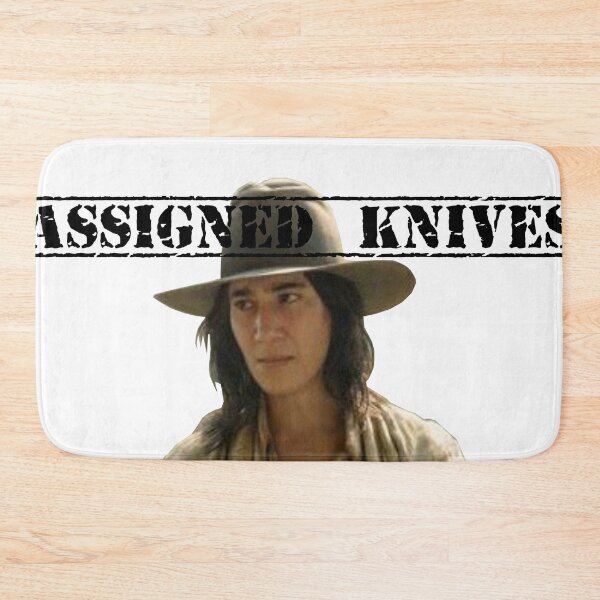 Item preview, Jim Jimenez Assigned Knives at Birth Art Collage Composition designed and sold by zoocuties.