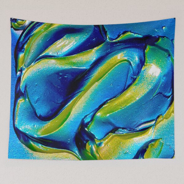 Item preview, Blue and Yellow Squiggle designed and sold by uggoff.