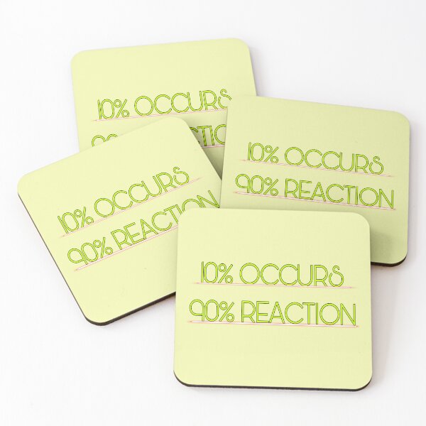 Item preview, 10% OCCURS 90% REACTION / GREEN COLOUR  designed and sold by Zachlogic.