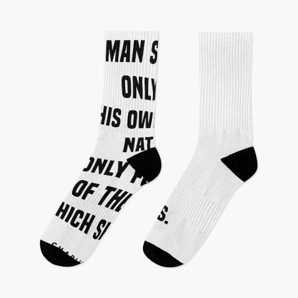 Item preview, Charles Darwin Quote - Man Selects only for his own good 1 designed and sold by Studio Grafiikka.