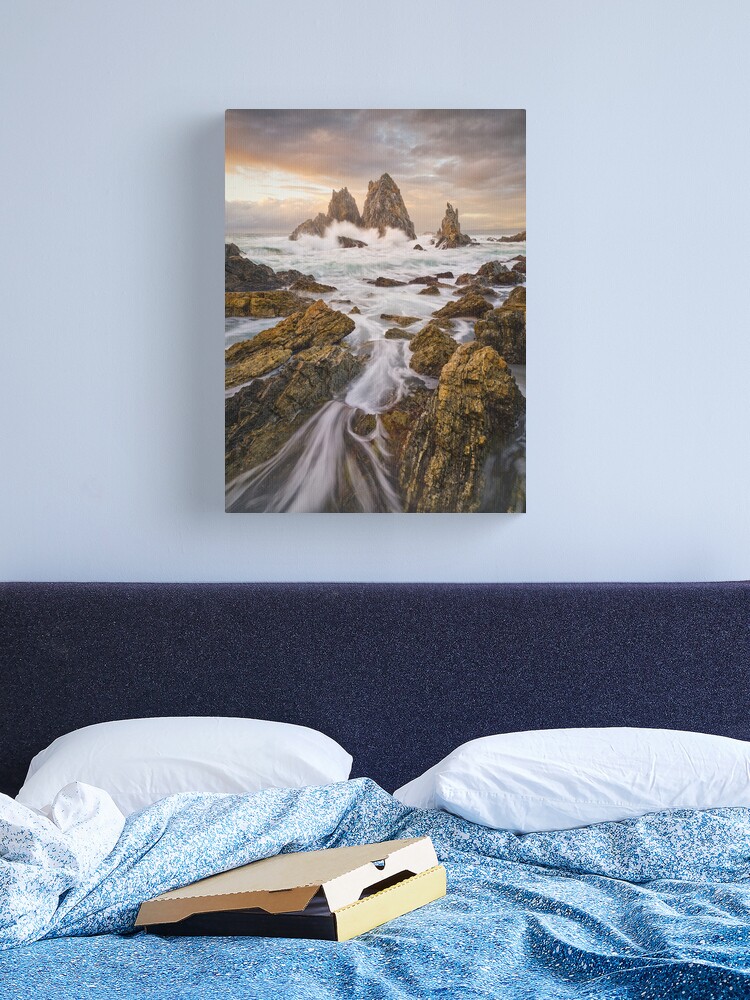 Thumbnail 1 of 3, Canvas Print, Camel Rock Dawn, Bermagui, New South Wales, Australia designed and sold by Michael Boniwell.