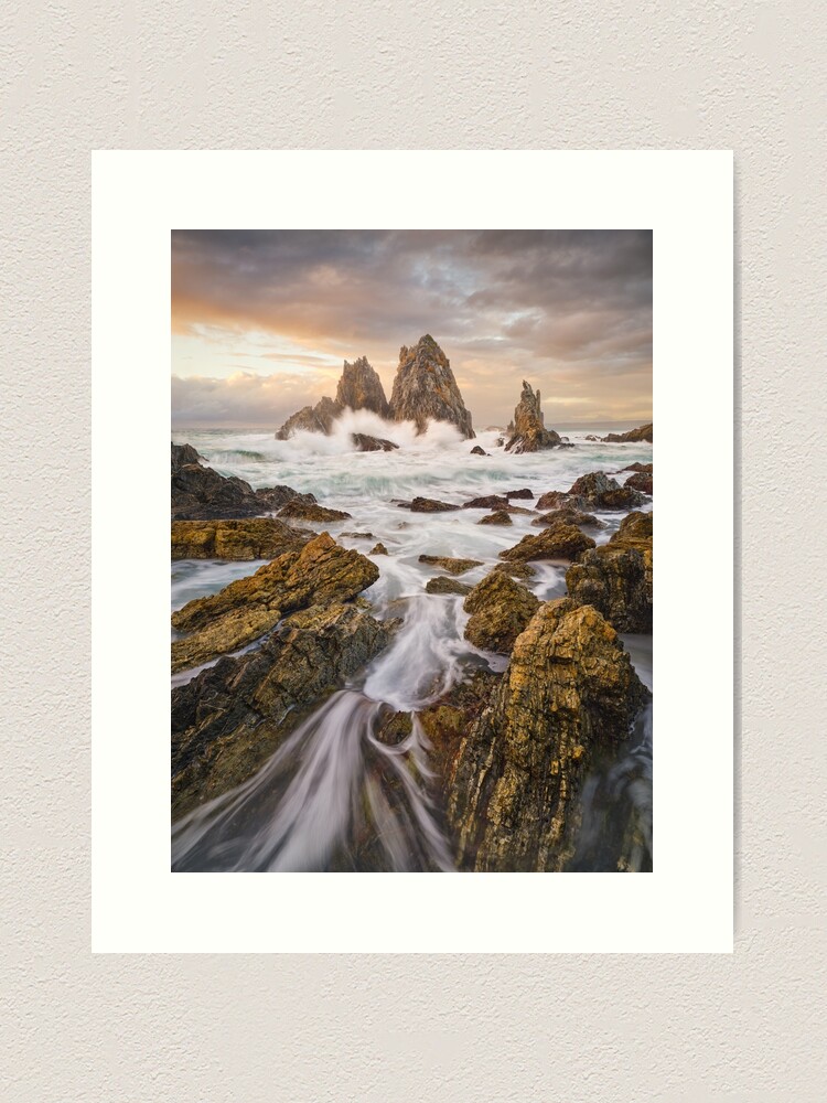 Art Print, Camel Rock Dawn, Bermagui, New South Wales, Australia designed and sold by Michael Boniwell