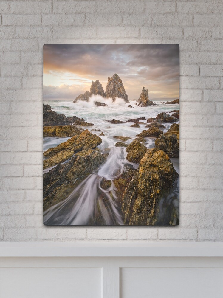 Thumbnail 2 of 4, Metal Print, Camel Rock Dawn, Bermagui, New South Wales, Australia designed and sold by Michael Boniwell.
