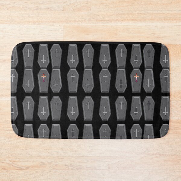 Item preview, small Gothic Lesbian pride cross coffins designed and sold by TheirChoice.