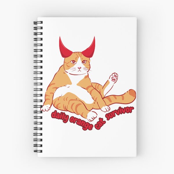 Item preview, Daily Orange Cat Survivor designed and sold by catscreative.