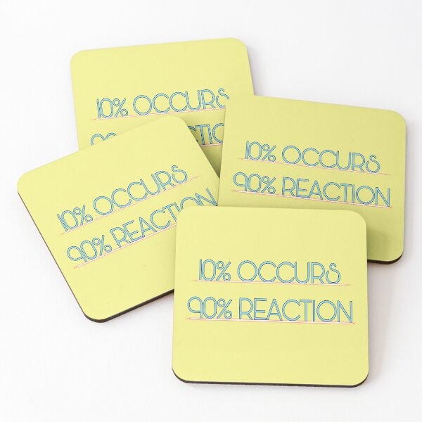 Item preview, 10% OCCURS 90% REACTION/ BABY BLUE designed and sold by Zachlogic.