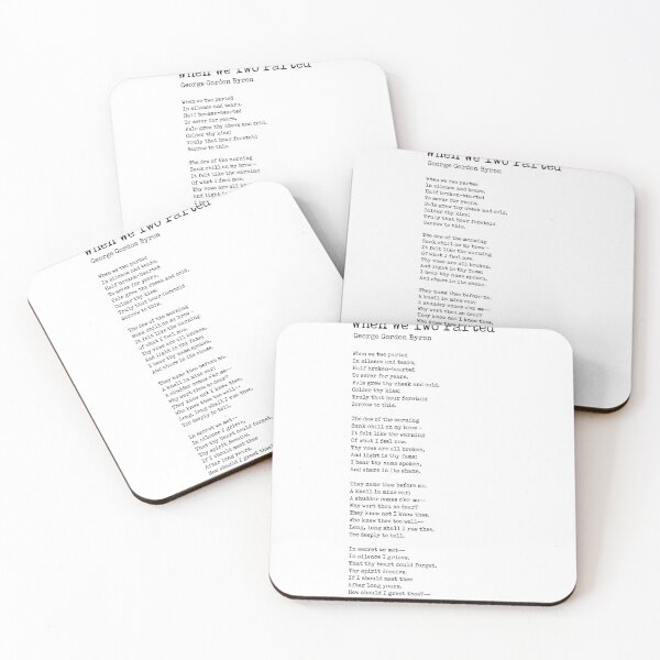 Item preview, When We Two Parted - Poem by George Gordon Byron - Literary Print - Typewriter 1 designed and sold by Studio Grafiikka.