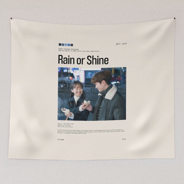 Item preview, Rain Or Shine, Kdrama (2017-2018) designed and sold by PinkandP.