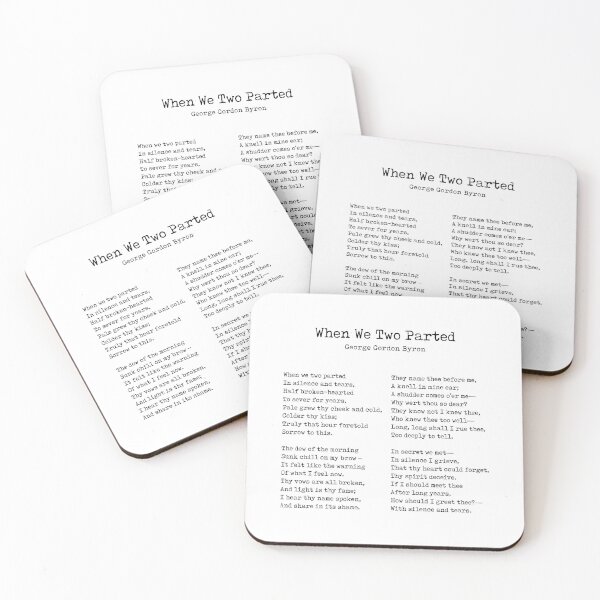 Item preview, When We Two Parted - Poem by George Gordon Byron - Literary Print - Typewriter 2 designed and sold by Studio Grafiikka.