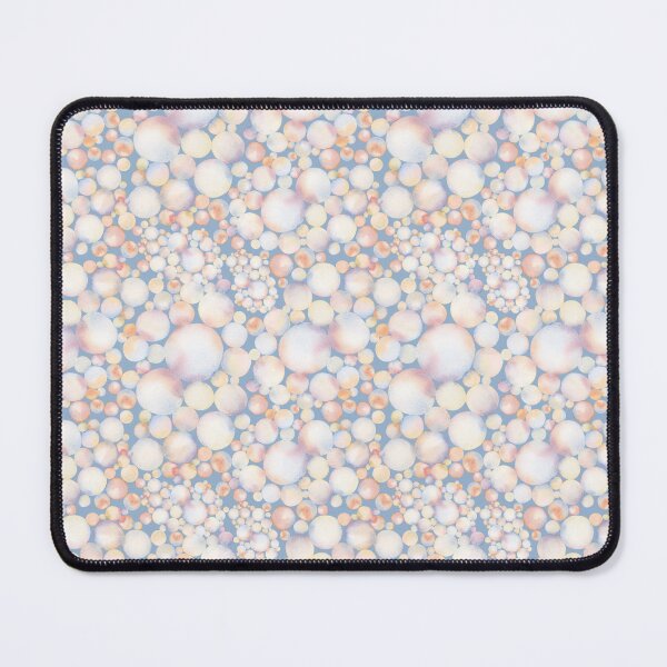 Item preview, Patrón de burbujas de espuma marina náutica acuarela artística en colores azul pastel, rosa, naranja designed and sold by Elena Malgina.