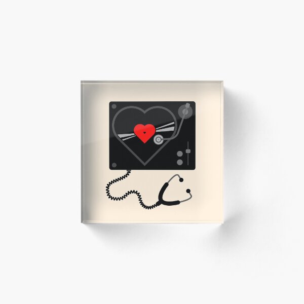 Listen to Your Heart Acrylic Block