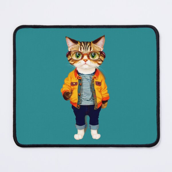 Item preview, Hipster Cat V67 designed and sold by HipsterAnimals.