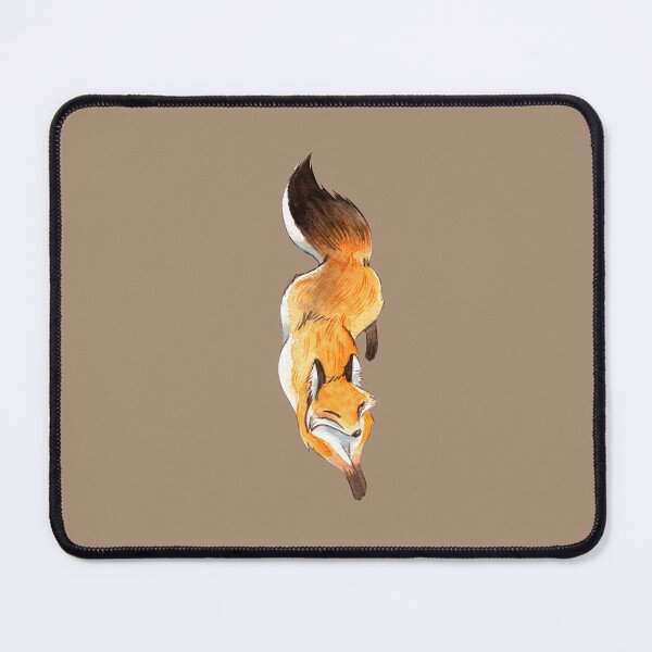 Item preview, Downward Fox. cottagecore decals. Woodland animals. designed and sold by beewitchcottage.