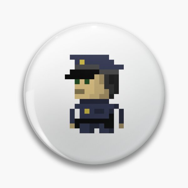 Item preview, Policeman Pixel Art | Law Enforcement Officer Design designed and sold by anycolorart.