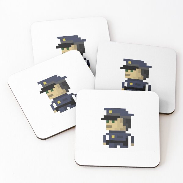 Item preview, Policeman Pixel Art | Law Enforcement Officer Design designed and sold by anycolorart.