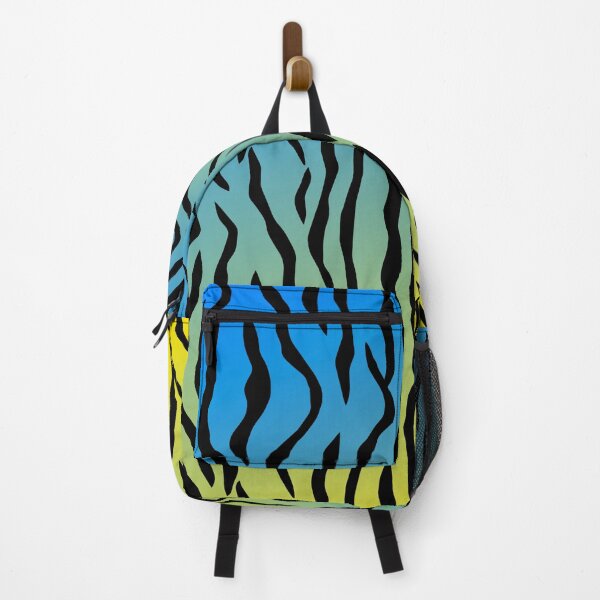 Item preview, Blue-Yellow-ish Tiger Stripes Pattern designed and sold by SpaceAlienTees.