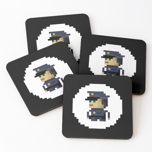 Item preview, Policeman Pixel Art | Law Enforcement Officer Design designed and sold by anycolorart.