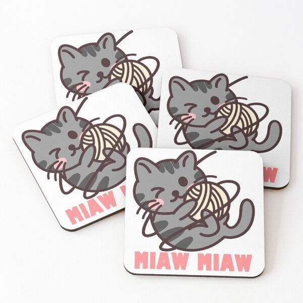 Item preview, Cat miaw,cat miaw love,cute cat lovers designed and sold by Lychee Design.