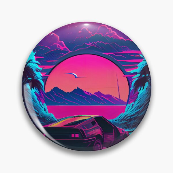 Artikelvorschau, Retrowave Auto entworfen und verkauft von Artspiration84.