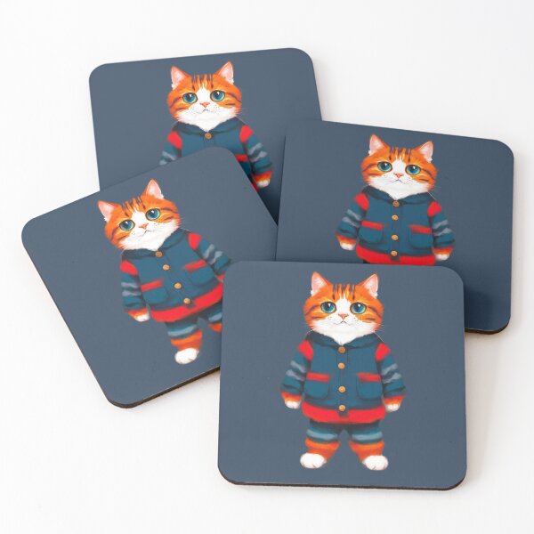 Item preview, Hipster Cat V70 designed and sold by HipsterAnimals.