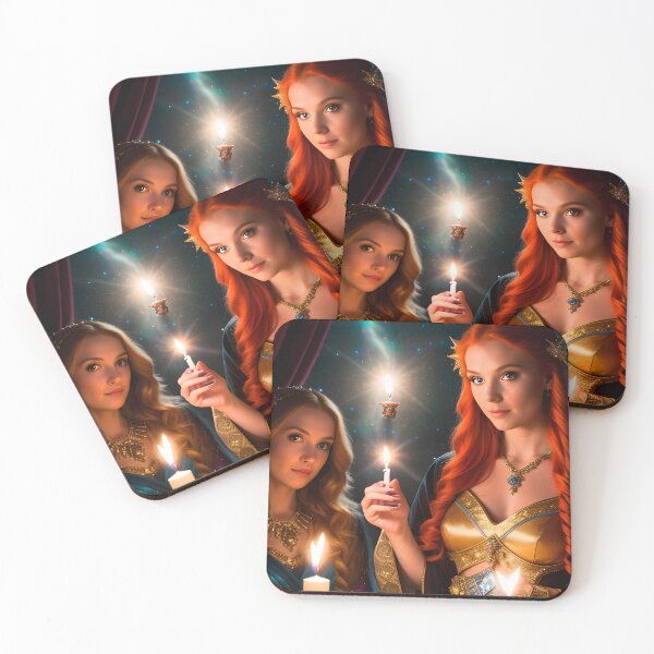 Item preview, Redheaded Sorceress Holding Candle designed and sold by SolarisMoon.