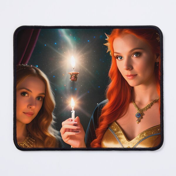 Item preview, Redheaded Sorceress Holding Candle designed and sold by SolarisMoon.