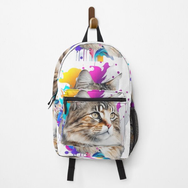 Item preview, American Bobtail Cat Watercolor Portrait designed and sold by mythographiaart.