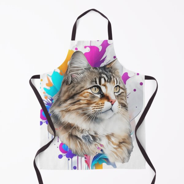 Item preview, American Bobtail Cat  Watercolor Portrait  designed and sold by mythographiaart.
