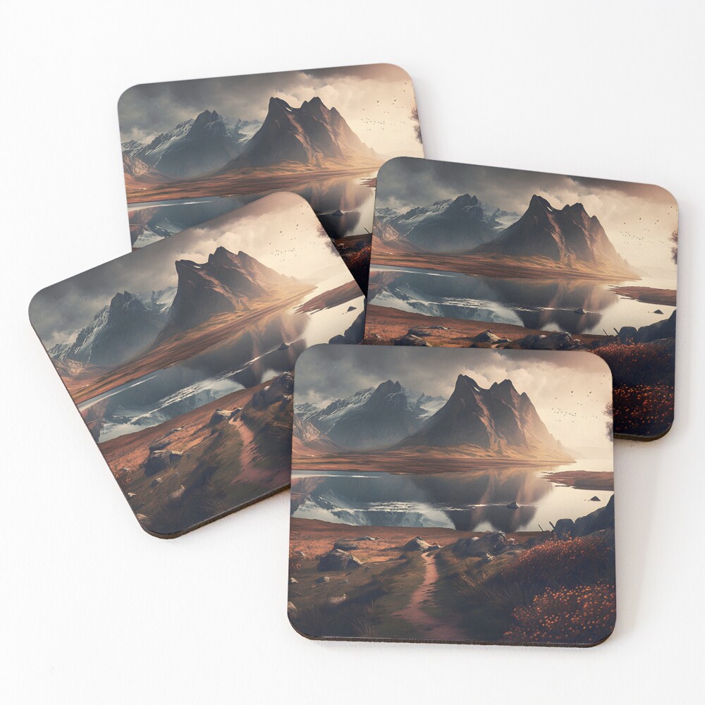 Item preview, Coasters (Set of 4) designed and sold by AI-Preference.