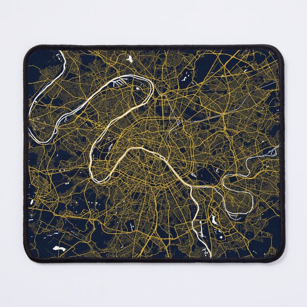 Item preview, Mapa de la ciudad de París de Francia - Art Deco de oro designed and sold by deMAP.