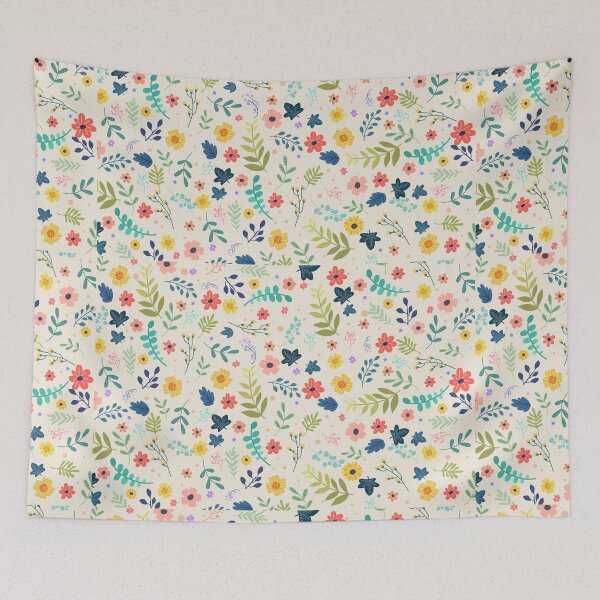 Item preview,  colorful floreal pattern designed and sold by SplashPrint.