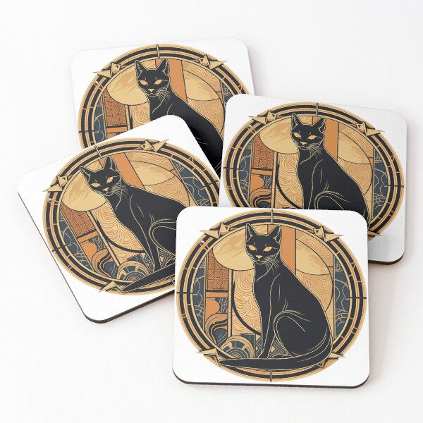 Item preview, Art Deco Cat designed and sold by cooeeman.