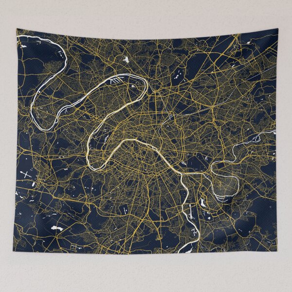 Item preview, Paris City Map of France - Gold Art Deco designed and sold by deMAP.