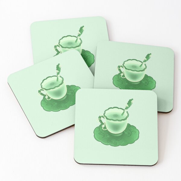 Item preview, Cute Dendro element tea cup from the video game Genshin Impact  designed and sold by AnElementalGift.