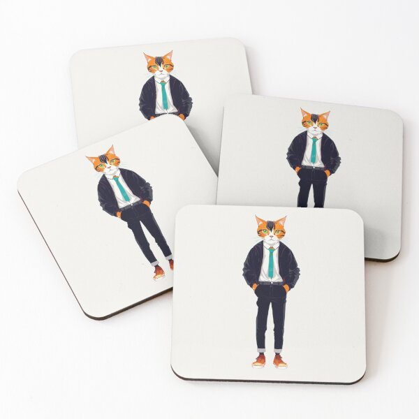 Item preview, Hipster Cat V72 designed and sold by HipsterAnimals.