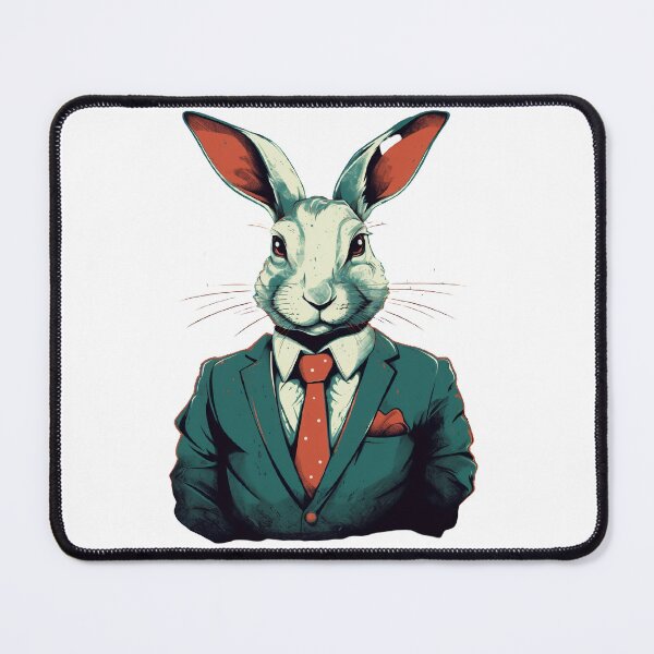 Item preview, Funny Rabbit CEO Personality designed and sold by lessyun.
