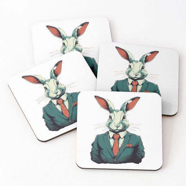 Item preview, Funny Rabbit CEO Personality designed and sold by lessyun.