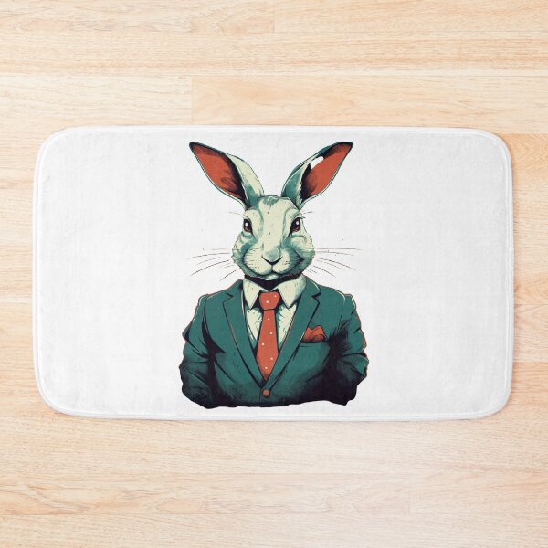 Item preview, Funny Rabbit CEO Personality designed and sold by lessyun.