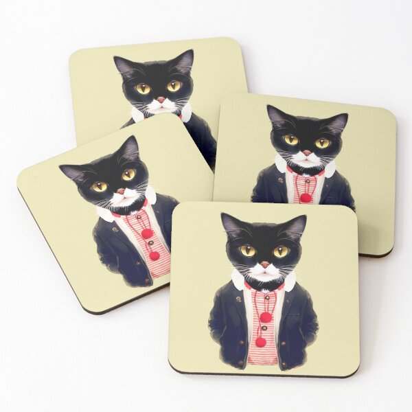Item preview, Hipster Cat V74 designed and sold by HipsterAnimals.