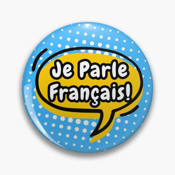 Item preview, Je Parle Français! Pin designed and sold by Mony--Art.