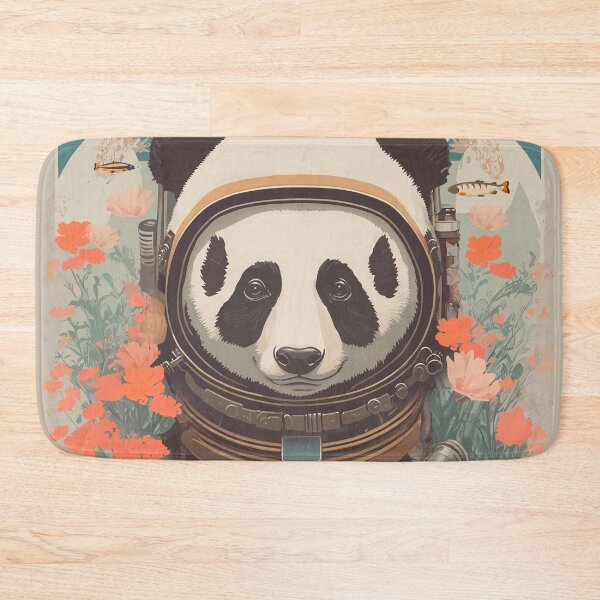 Item preview, Panda Scuba Retro Art designed and sold by SurfolioPrints.