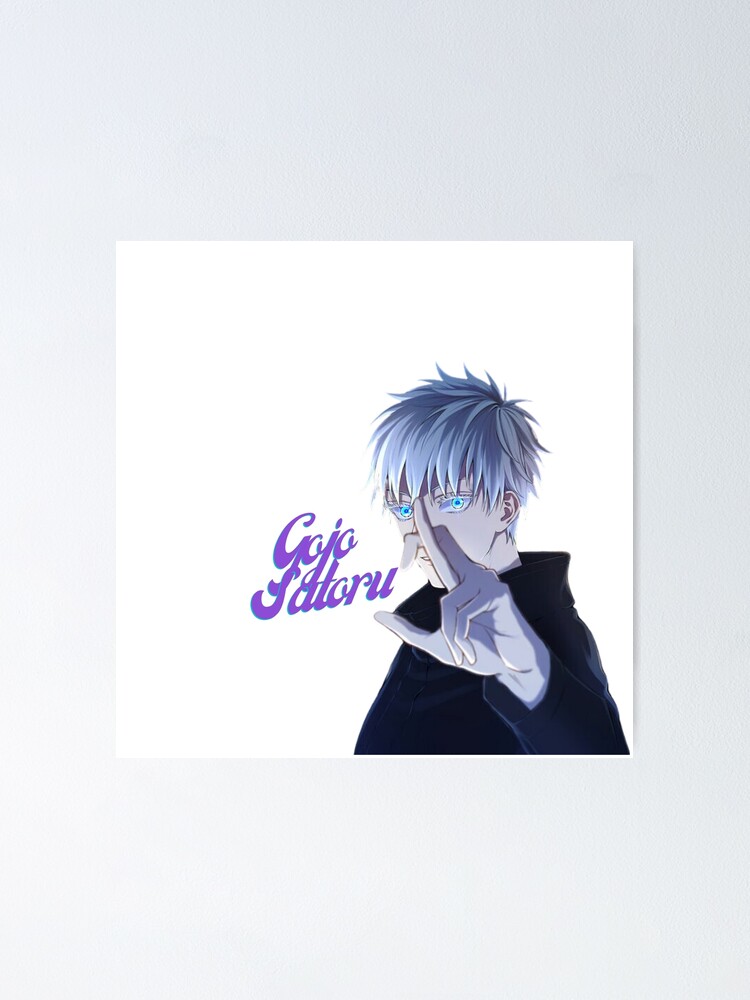 Satoru Gojo Fan Art Digital Wall Art Anime Boy (Download Now) 